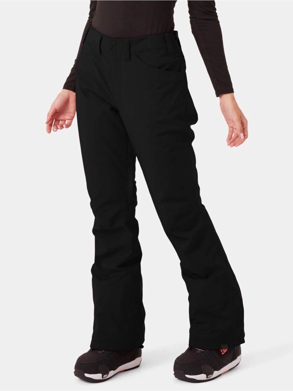 EUC Roxy Women's Black Insulated Snow Ski Pants Snowboard Winter Outdoor
